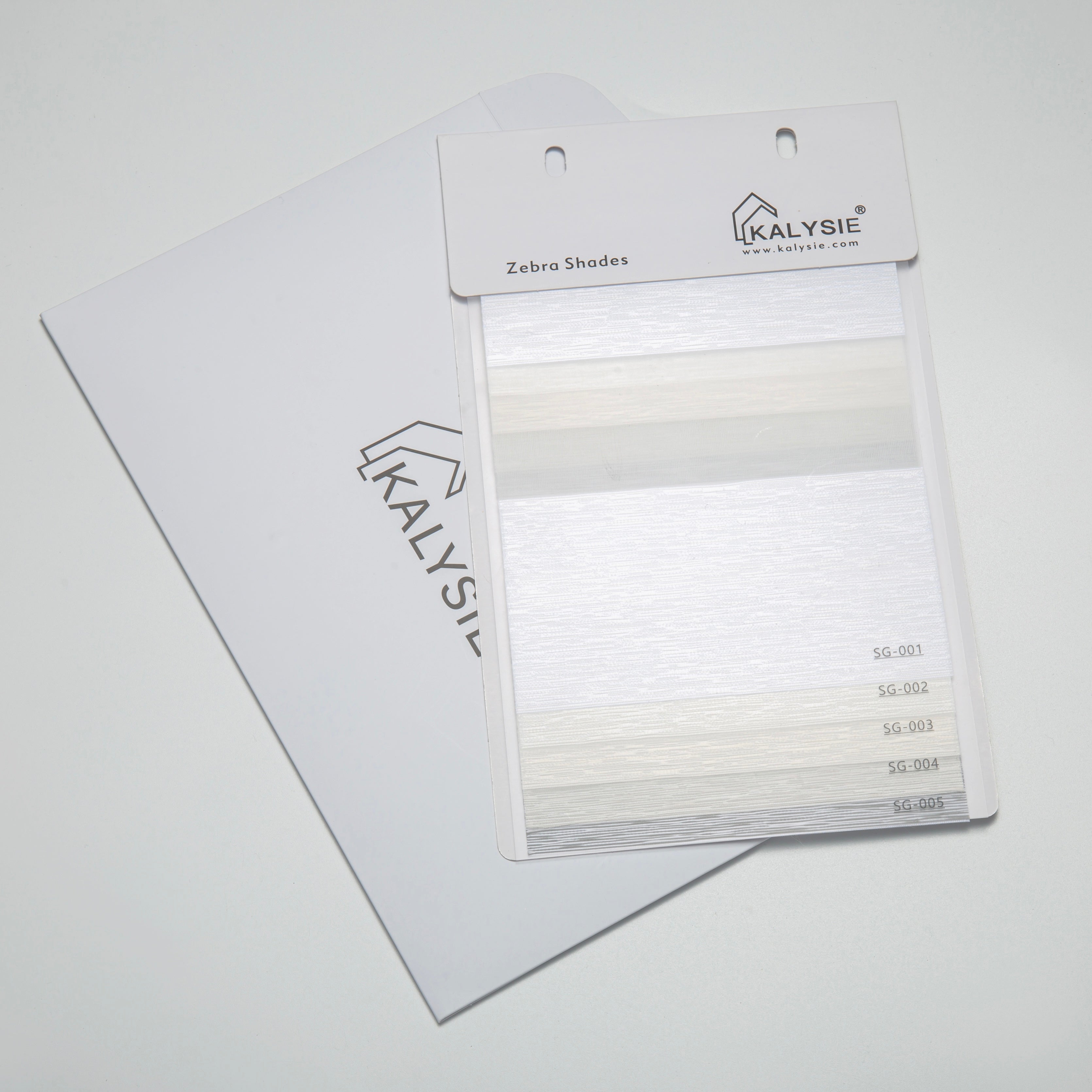 KALYSIE Fabric Sample for Semi-blackout Zebra Roller Window Blinds