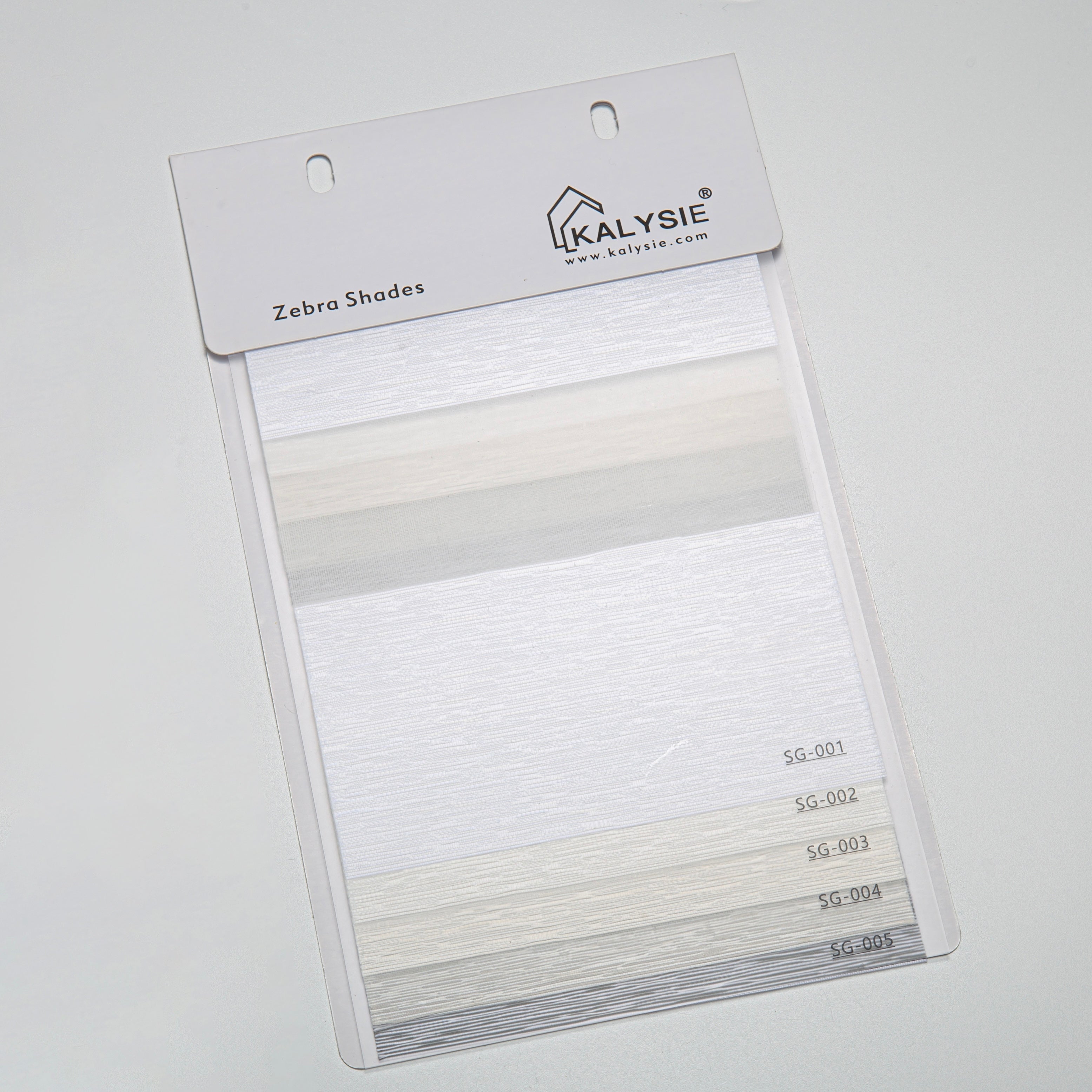 KALYSIE Fabric Sample for Semi-blackout Zebra Roller Window Blinds